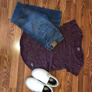 American Eagle Light Wash Skinny Jeans